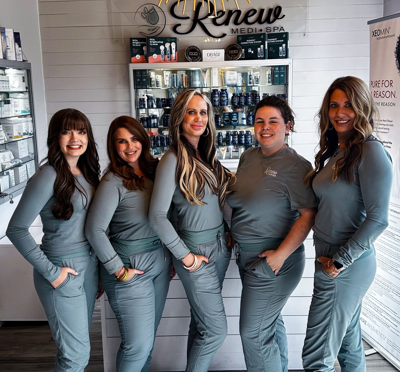 The Renew Medi Spa team in the Thomasville spa